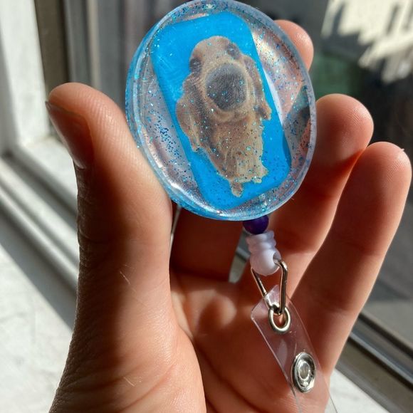 Golden retriever badge clip - Picture 5 of 9